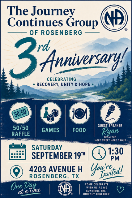 The journey continues 3rd Anniversary